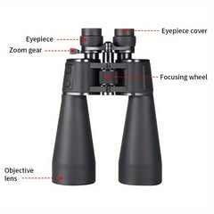 10X60 Wide Field of View Binoculars for Outdoor Wildlife Observation