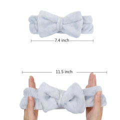 Soft Coral Fleece Spa Headband for Women Girls Skincare Shower