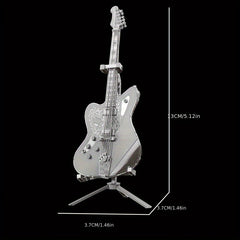 3D Metal Puzzle Acoustic Guitar Model Kit