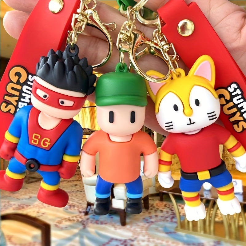 Cute Cartoon PVC Bag Pendant Car Key Chain