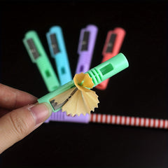 Whistle Shape Makeup Sharpener Single Hole Macaron Stationery Pencil Sharpener