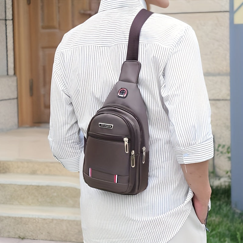 Unisex Cross Body Bag Portable Messenger Bag Casual Shoulder Bag