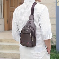 Unisex Cross Body Bag Portable Messenger Bag Casual Shoulder Bag