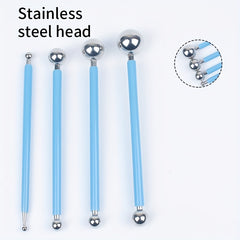 Silicone Soft Head Double Head Artificial Diamond Indentation Pen