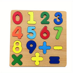 Wooden Alphabet Puzzle for Kids - Early Education Building Blocks
