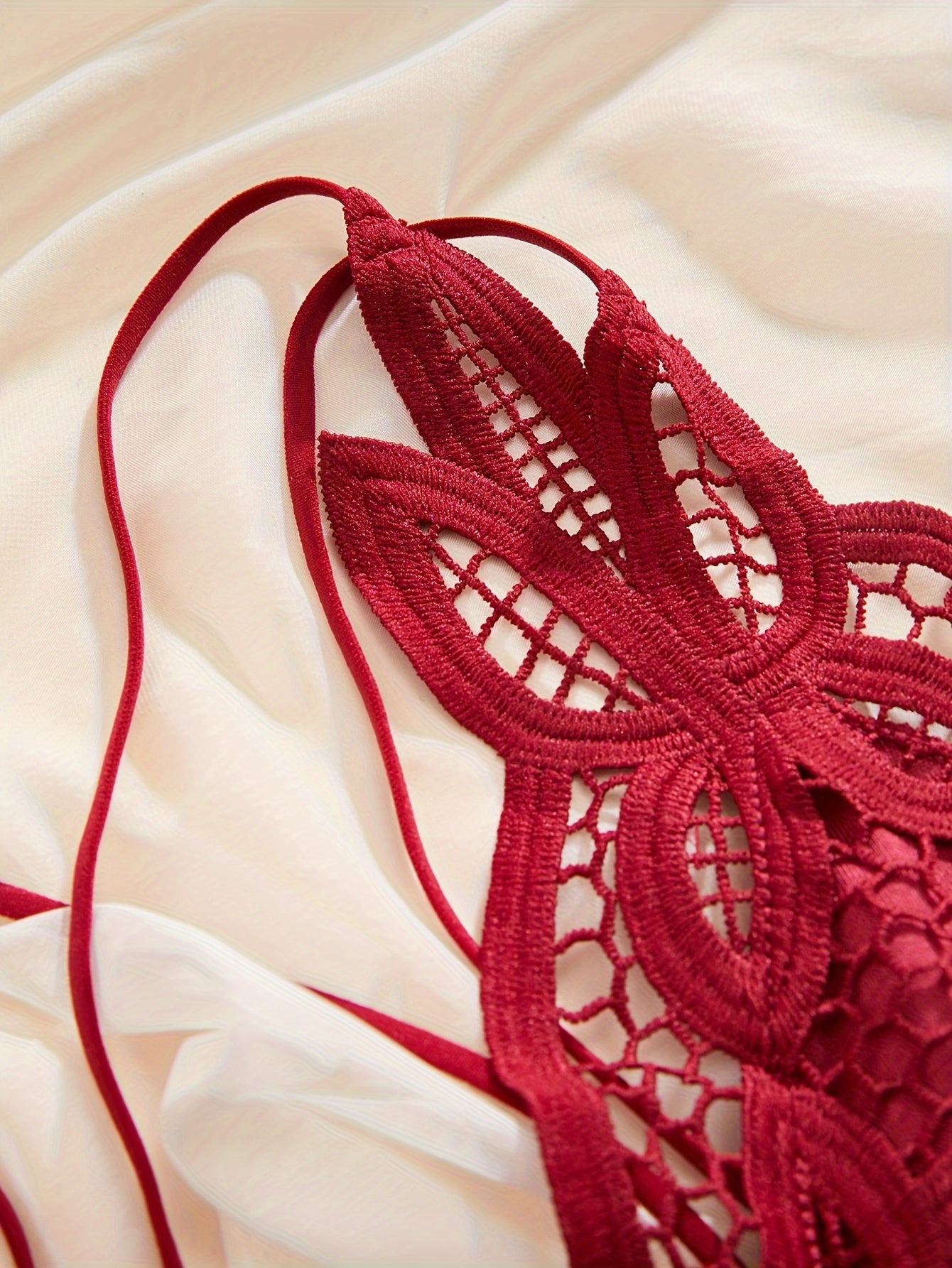 4pcs Lace Wireless Bras Hollow Out Bra Women's Lingerie