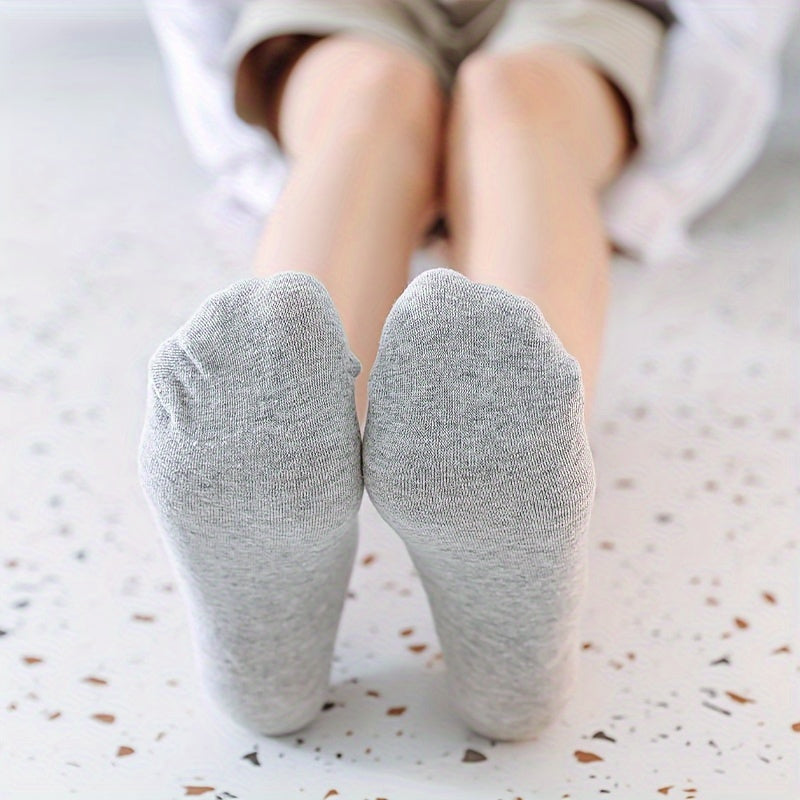 Heart Print Short Socks x10 for Women