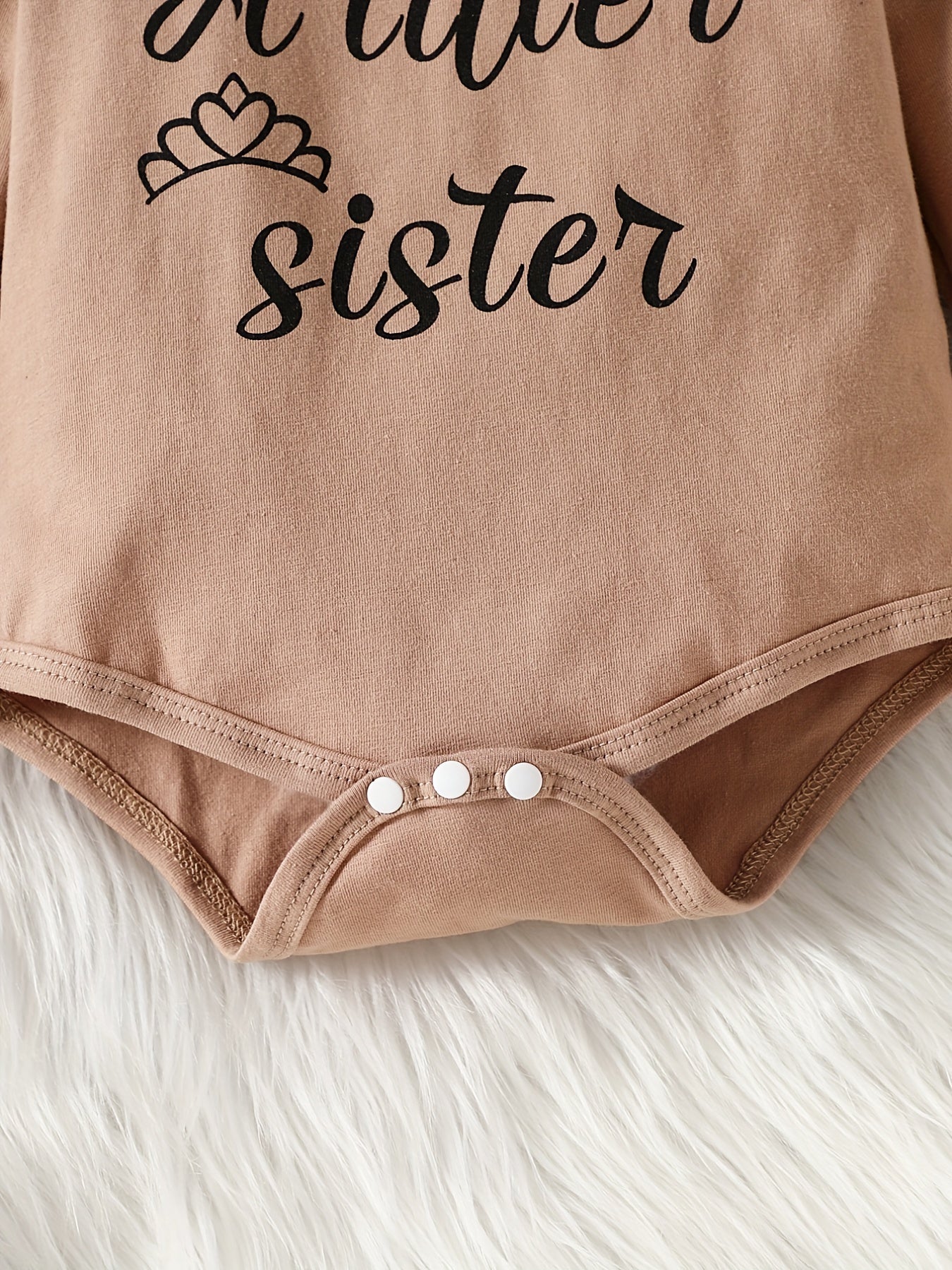 3pc Baby Girl Set: Letter Print Jumpsuit Pants Headband