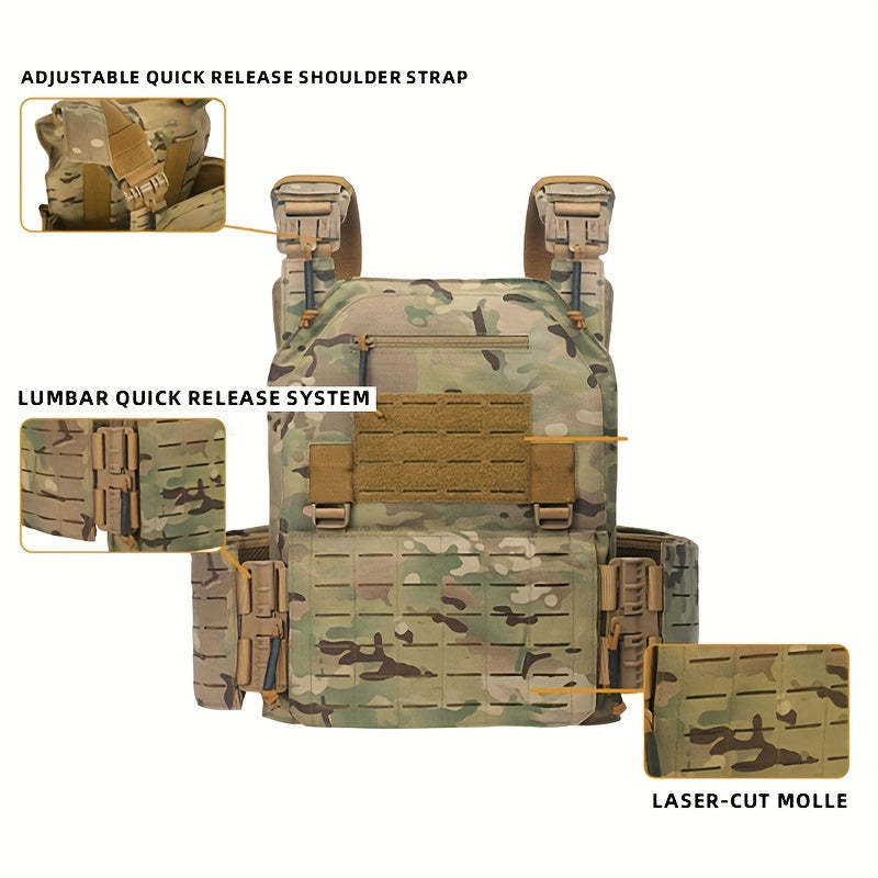 Outdoor Combat Vest 6094 Quick Detachable Gear