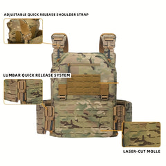 Outdoor Combat Vest 6094 Quick Detachable Gear