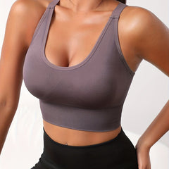 Cross Back Sports Bra for Women Workout Comfortable Breathable