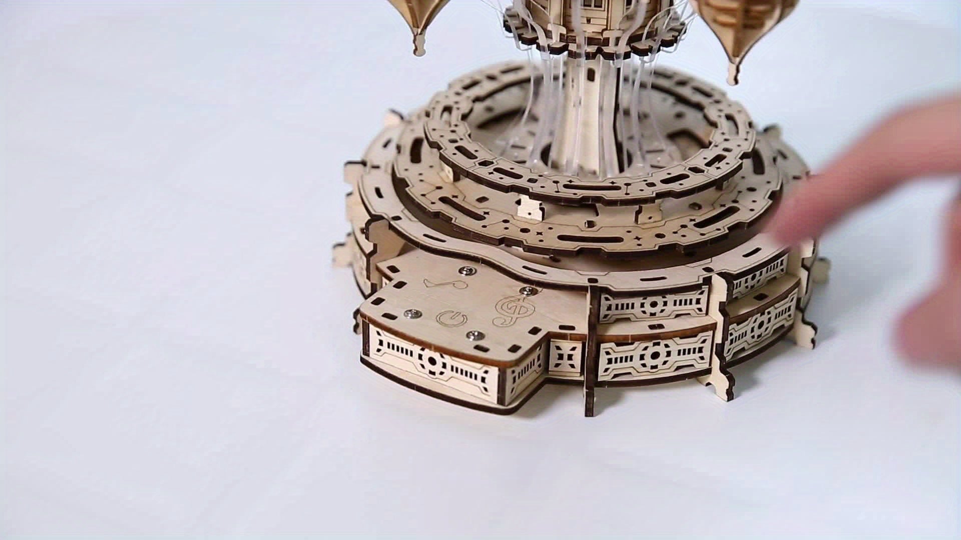 3D Wooden Puzzle Model City in the Sky - Complex Build for Collectors - Ages 14+