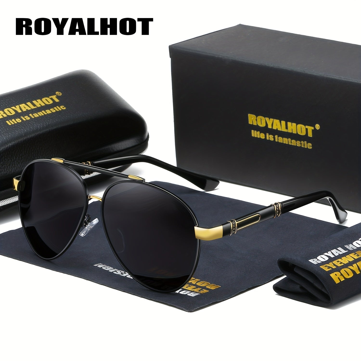 Polarized Oval Frame Sunglasses Driving Sun Glasses Shades Oculos Masculino