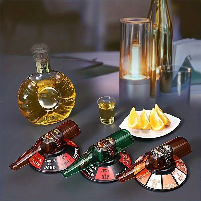 Wine Bottle Turntable Drinking Game Party Toy