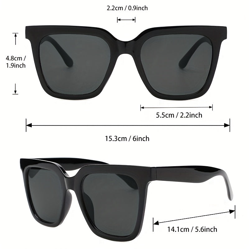 Men's Square Frame Sunglasses for Outdoor Activities