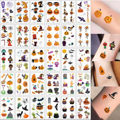30 Waterproof Tattoo Stickers Halloween Series