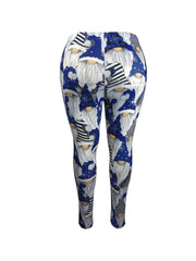  Dwarf Print Stretch Legging Medium Skinny Legging