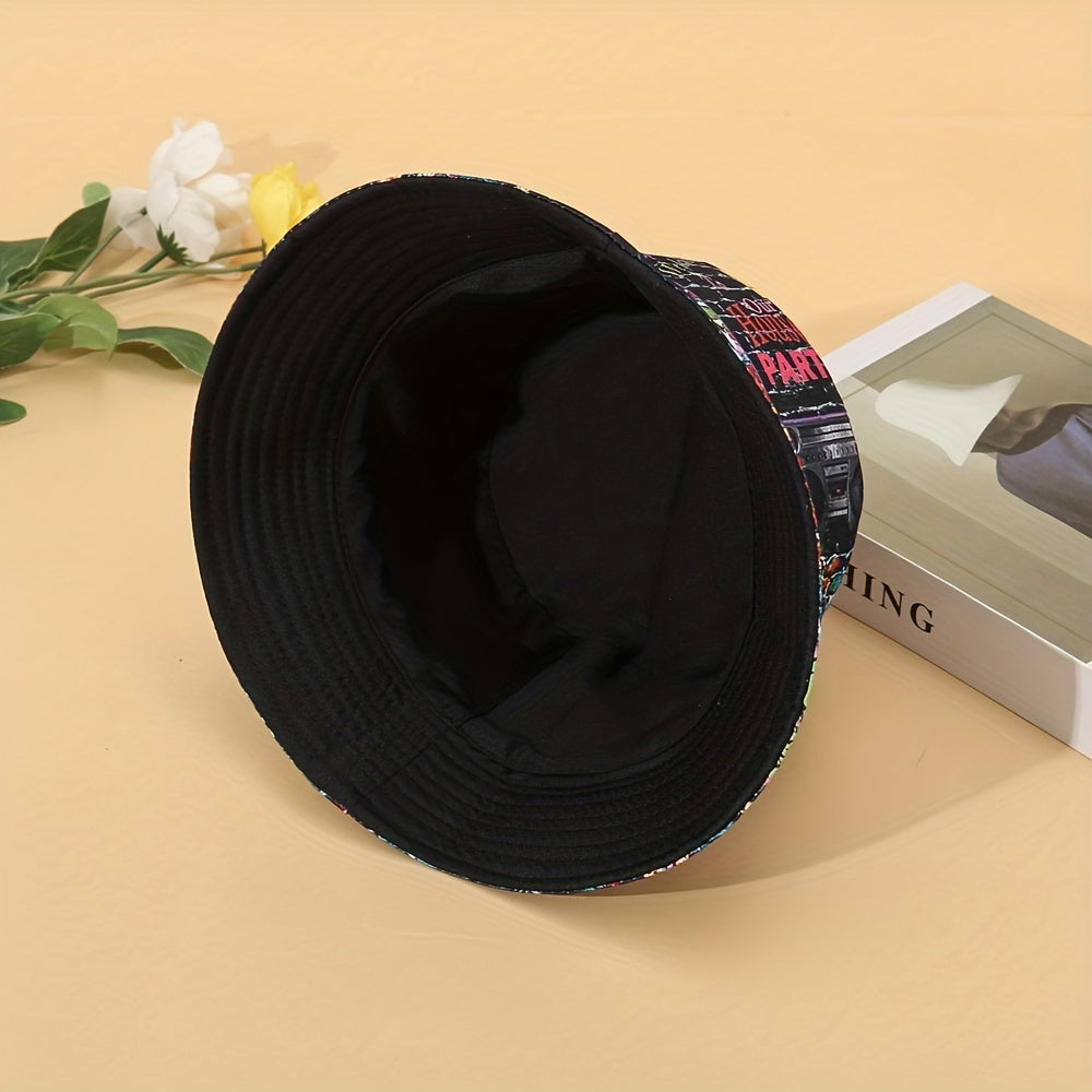 Double Sided Sunshade Fishing Bucket Hat