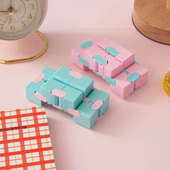 Infinity Cube Fidget Toy Puzzle Flip Cube Mini Square Hand Held Toy