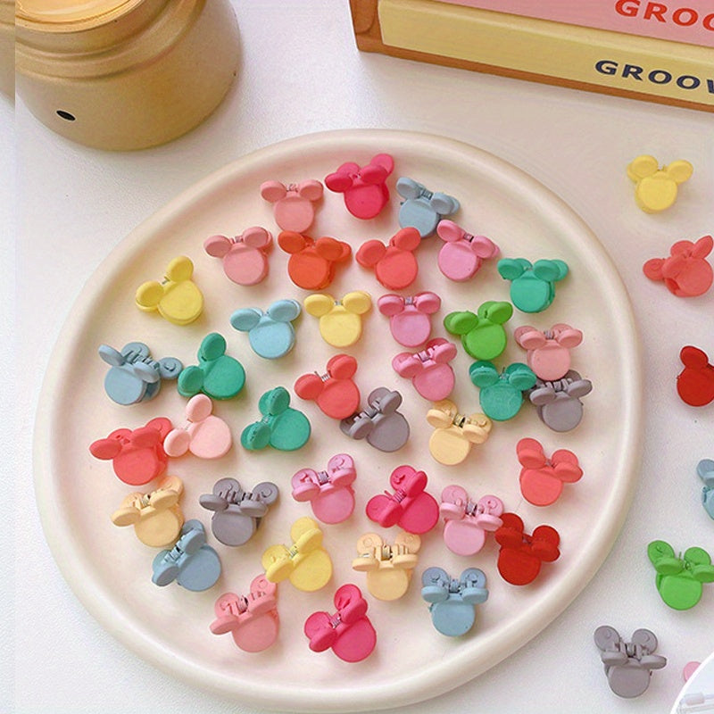 50pcs Minimalist Solid Hair Claw Banana Clip Non Slip Hair Accessories