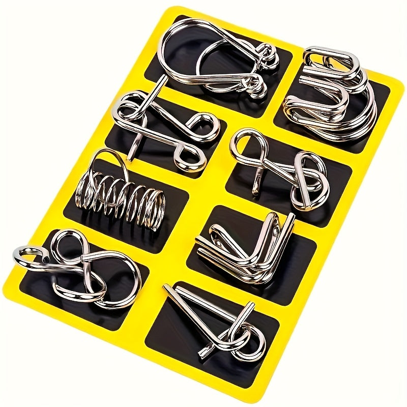 Luban Lock Smart Unlocking Toy 8pcs Set for Adults Family Gift