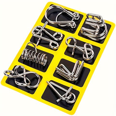 Luban Lock Smart Unlocking Toy 8pcs Set for Adults Family Gift