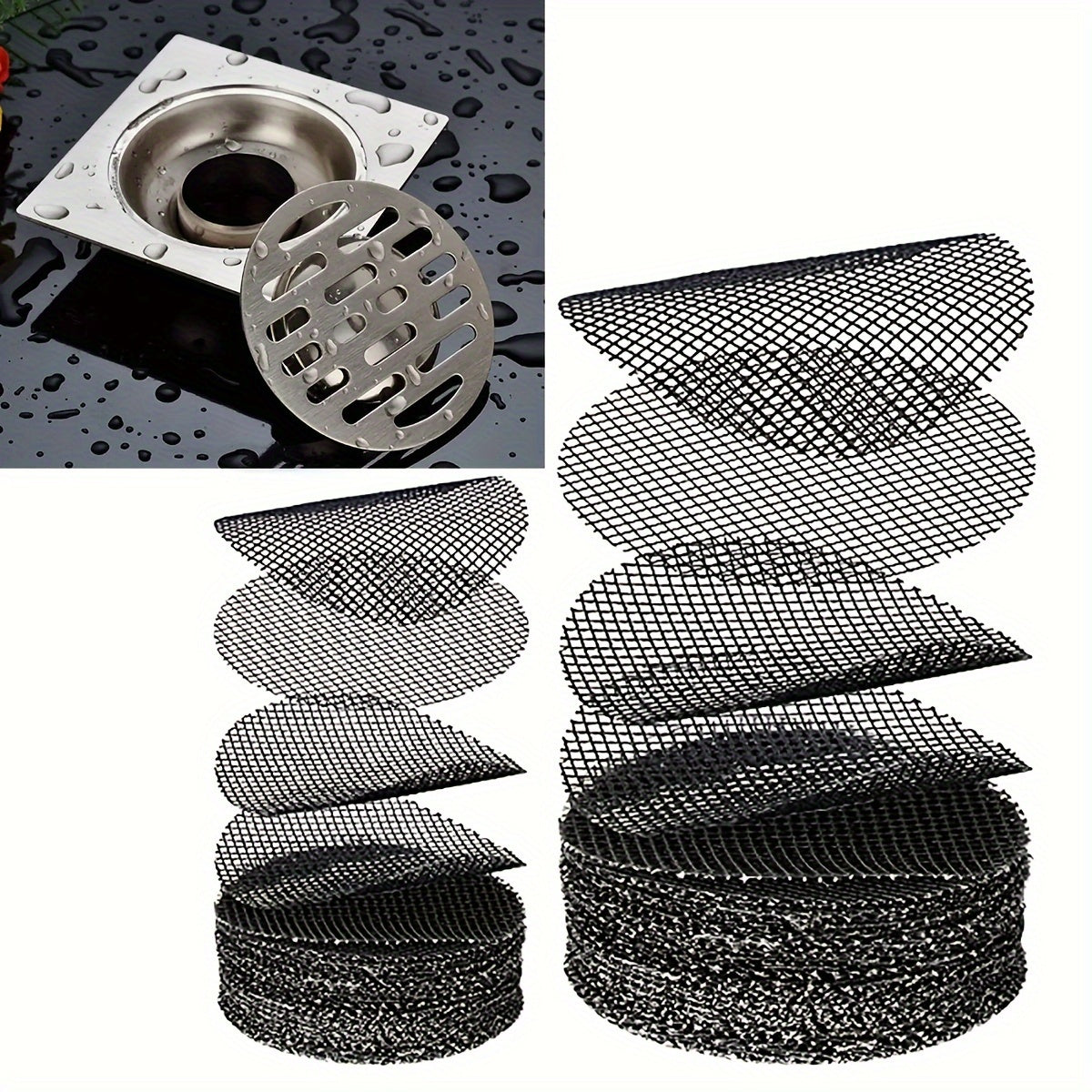 Plant Drainage Screens Round Mesh Pad for Bonsai and Flower Pots