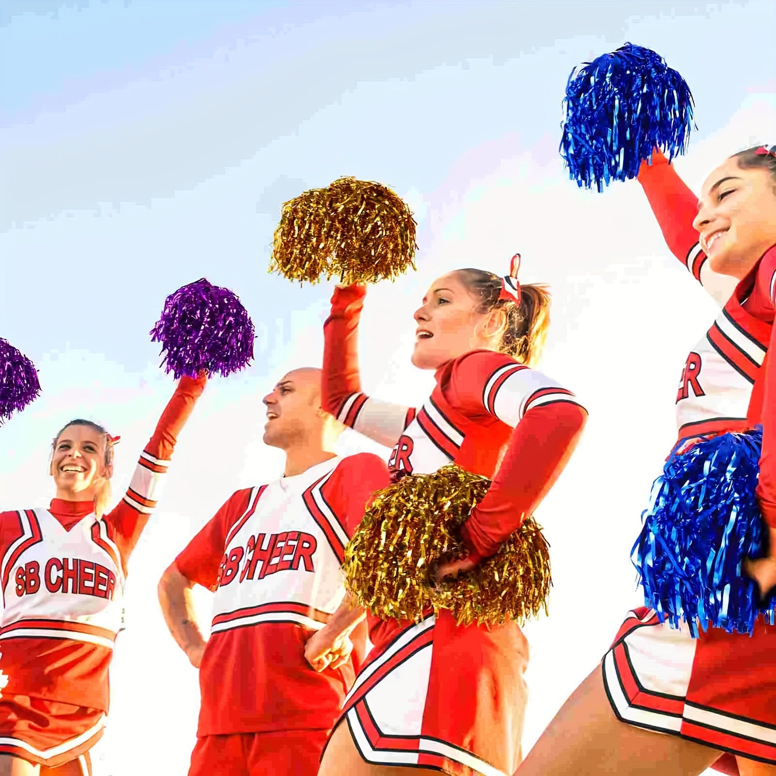 Cheering Poms Handheld Props Dancing Supplies Sports Stage Performance