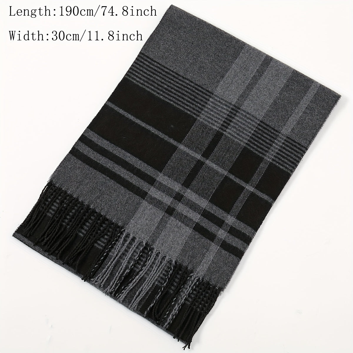Geometric Plaid Scarf Sunscreen Fringed Shawl