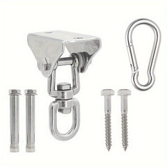 Stainless Steel Swing Hanger Hook Rotate High Strength Porch Patio Playground Eq
