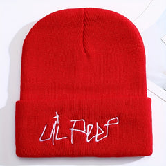 Embroidery Knitted Hat Warm Pullover Mens Hat Hip hop Cold Hat