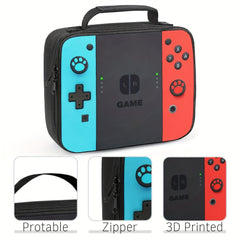 Retro Game Pattern Lunch Bag - Insulated Waterproof - Back to School