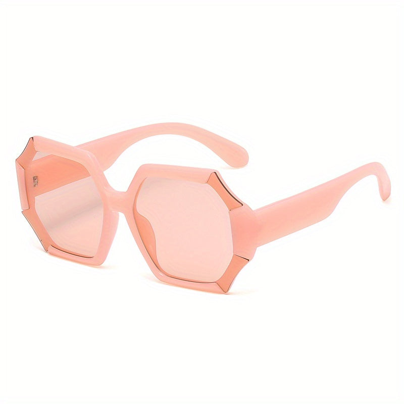 Y2K Large Polygon Sunglasses UV400 Sun Shades