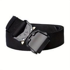 Double Quick Release Aluminum Buckle Belt for Tactical Use