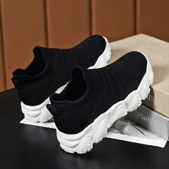Boy's Slip On Sock Shoes Breathable Knit Sneakers