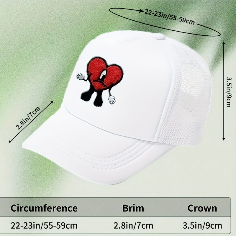 Printed Baseball Cap Casual Sun Hat For Men Women And Couple