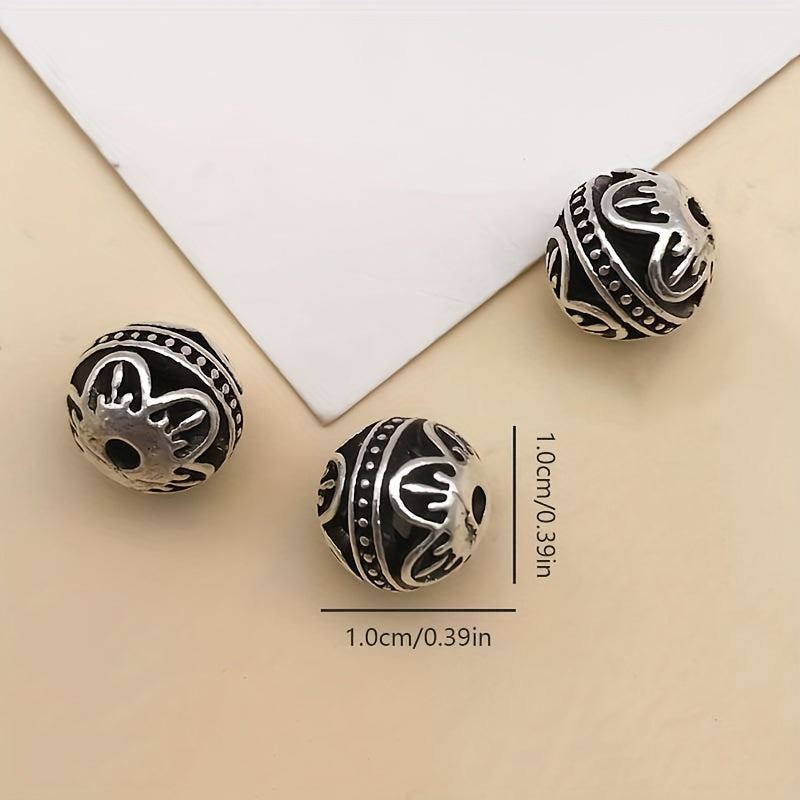 10pcs Flower Butterfly Heart Spacer Beads for DIY Jewelry Making