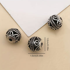 10pcs Flower Butterfly Heart Spacer Beads for DIY Jewelry Making