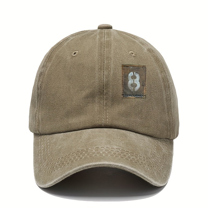 Distressed Vintage Baseball Cap Printed Hat