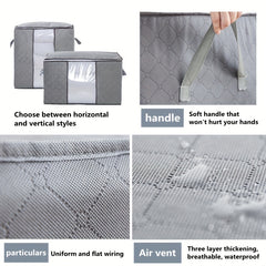 Double Layer Waterproof Quilt Storage Bag Clothing Organization