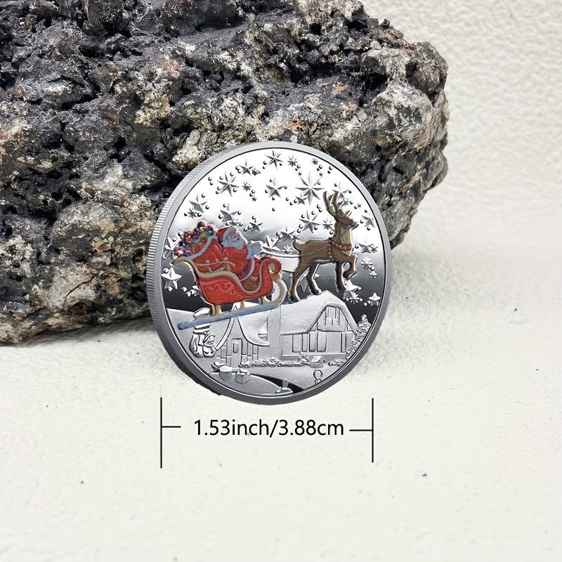 1pc Merry Christmas Collection Coin Gift Coin