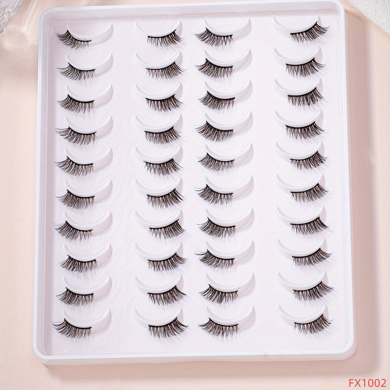 20 Pairs Half Eye False Eyelashes Soft Faux Mink Lashes