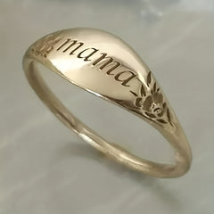 Mom Letter Ring Mother's Gift For Women Mom