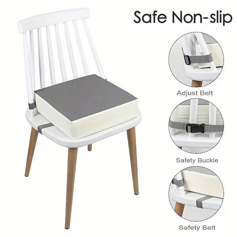 Baby Square Booster Seat Cushion Toddler Kid Heightening Dining Chairs Pad