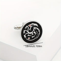 Alloy Dragon Cufflinks French Shirt Wedding Suit Men's Jewelry