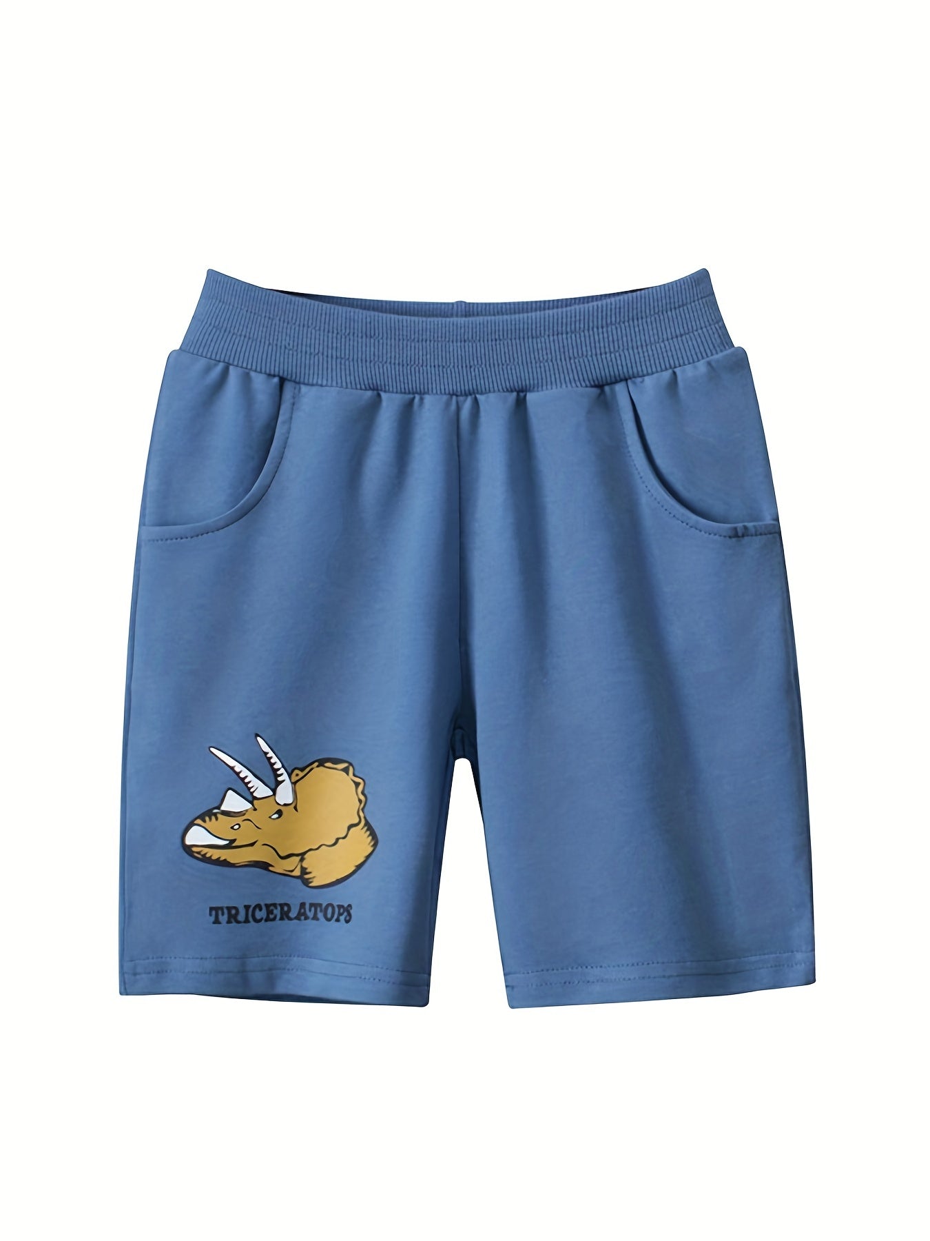 Fruitsunchen Toddler Baby Dino Shorts 2 Pack 100% Cotton Cargo Summer Shorts