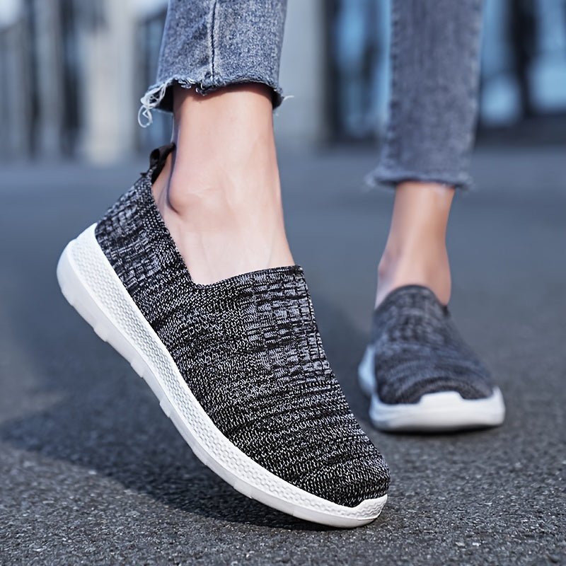 Women's Lightweight Walking Shoes Slip on Mesh Sneakers
