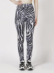 Casual Stretchy Allover Print Skinny Leggings