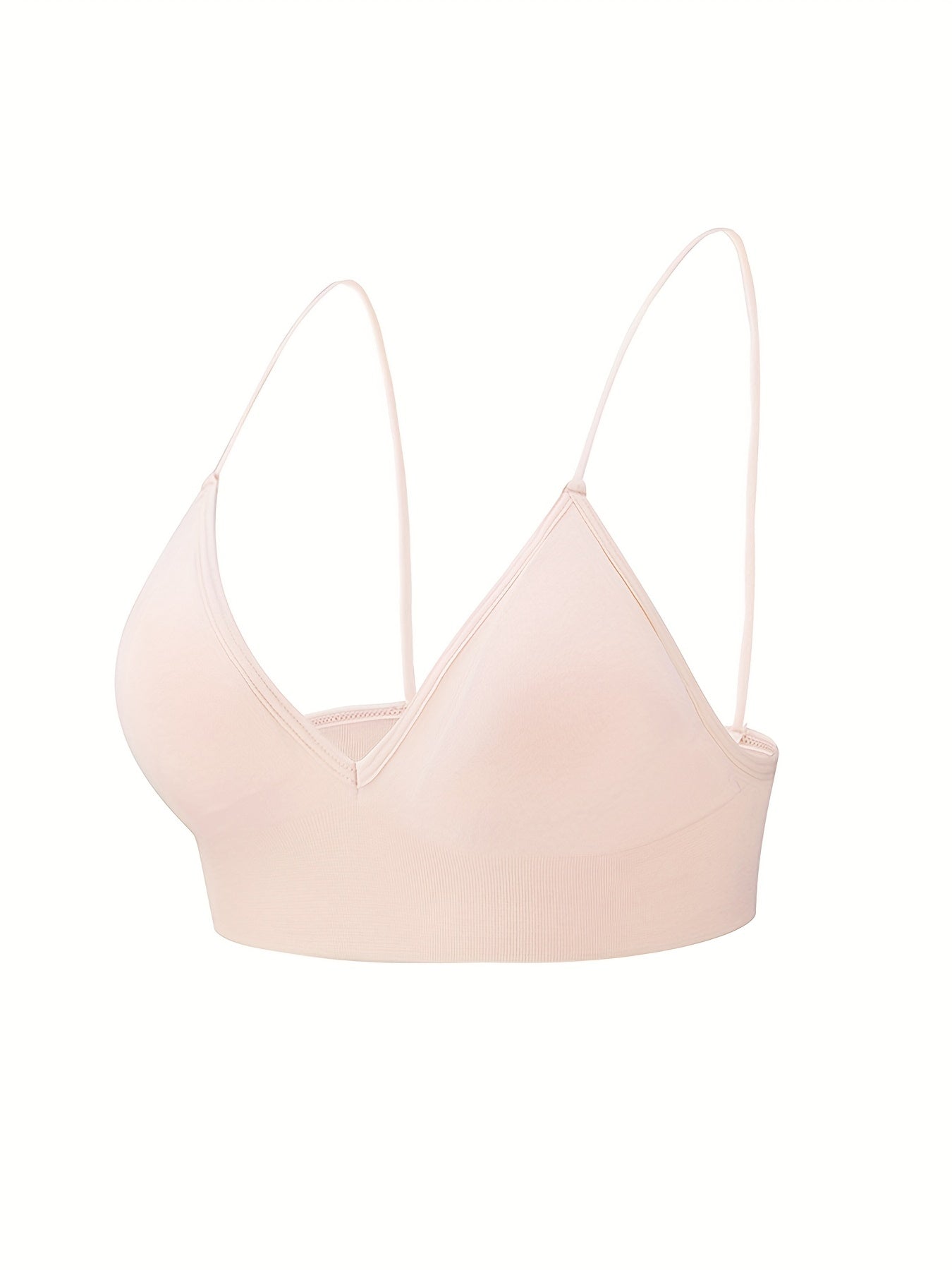 Triangle Cups Wireless Bra Comfy & Breathable Sports Bra