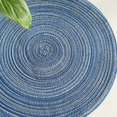 Round Woven Placemat Kitchen Table Mat Dining Table Decor